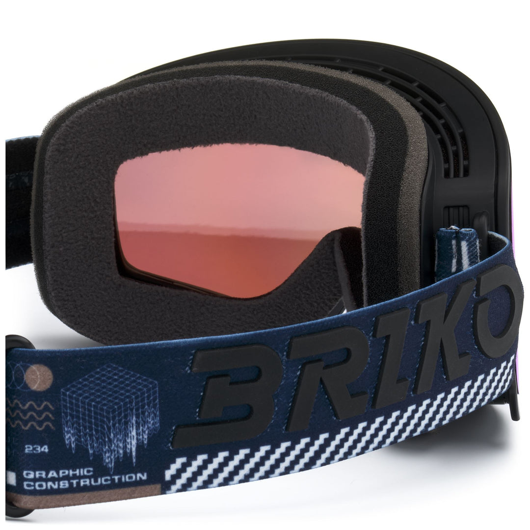 Goggles Unisex INGRID SHARP LITE 2 LENSES Ski Goggles GRAPHIC PICKLED BLUEWOOD - RCBM2Y1 Dressed Back (jpg Rgb)		