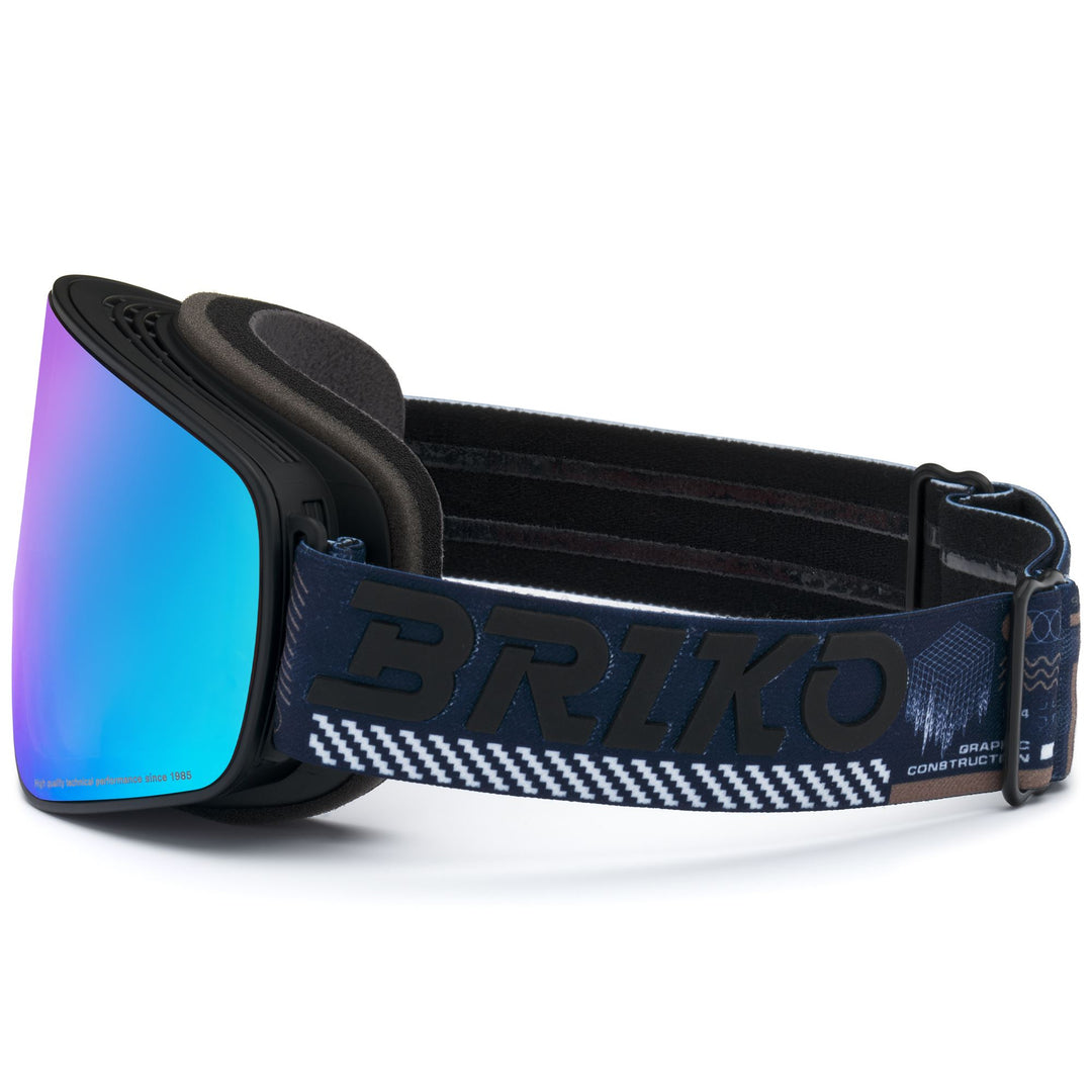 Goggles Unisex INGRID SHARP LITE 2 LENSES Ski Goggles GRAPHIC PICKLED BLUEWOOD - RCBM2Y1 Dressed Front (jpg Rgb)	