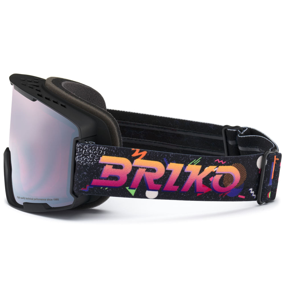 Goggles Unisex MARLO Ski Goggles BLACK FANTASY ORANGE - ORM2 Dressed Front (jpg Rgb)	