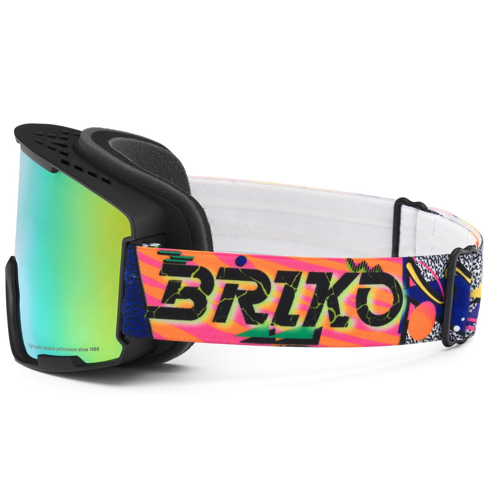 Goggles Unisex MARLO Ski Goggles BLACK FANTASY LIME - LIM3 Dressed Front (jpg Rgb)	