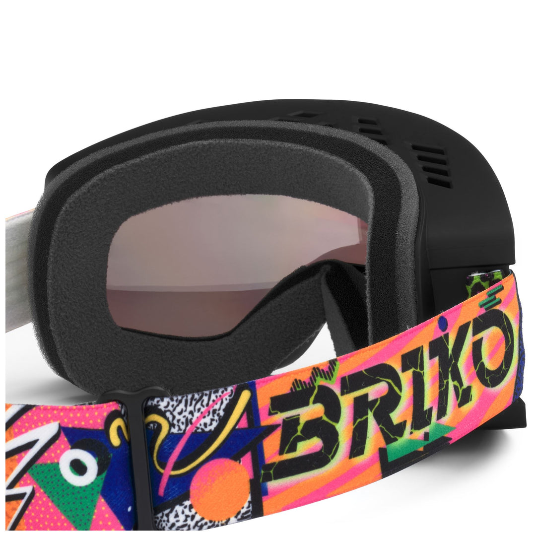 Goggles Unisex MARLO Ski Goggles BLACK FANTASY LIME - LIM3 Dressed Back (jpg Rgb)		