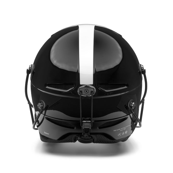 Helmets Unisex SLALOM EPP 2.0 Helmet SHINY BLACK - WHITE Dressed Back (jpg Rgb)		