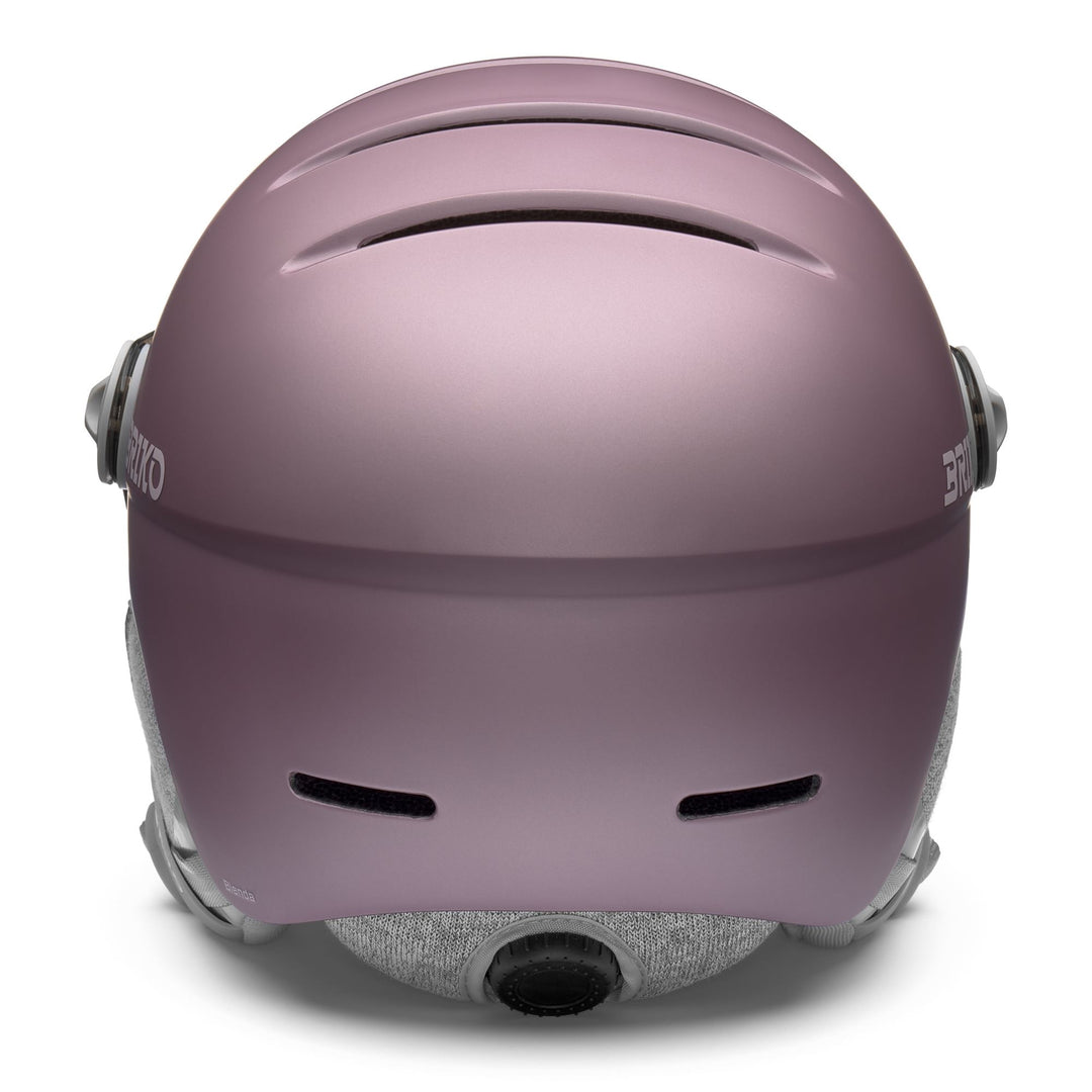 Helmets Woman BLENDA 2.0 VISOR Helmet MATT METALLIC PINK-LOLA PINK-SM2 Dressed Back (jpg Rgb)		