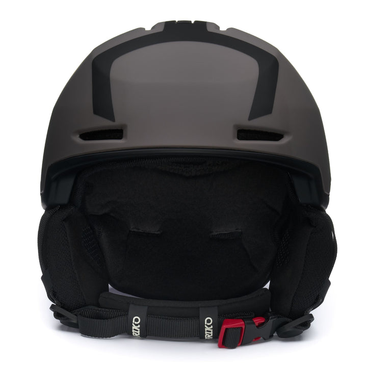 Helmets Unisex ARAN Helmet MATT DOVE GRAY - BLACK Dressed Side (jpg Rgb)		