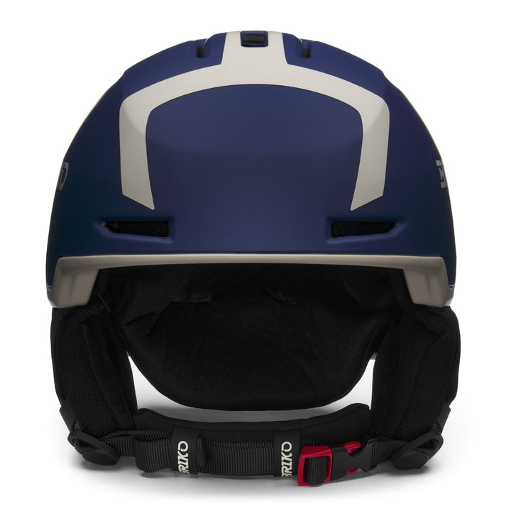 Helmets Unisex ARAN Helmet MATT BISCAY BLUE - SILVER RUST - SHIRAZ RED Dressed Side (jpg Rgb)		