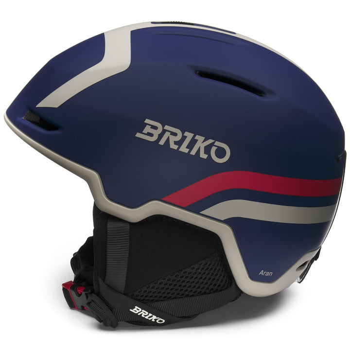 Helmets Unisex ARAN Helmet MATT BISCAY BLUE - SILVER RUST - SHIRAZ RED Dressed Front (jpg Rgb)	