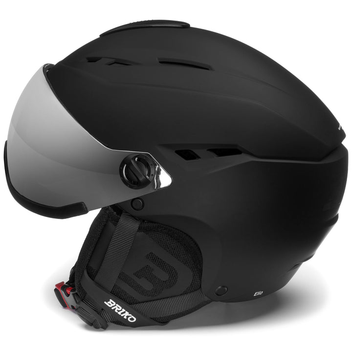 Helmets Unisex ELIO VISOR Helmet MATT BLACK - SM2 Dressed Front (jpg Rgb)	