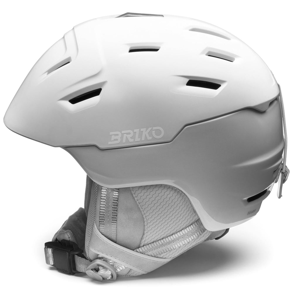 Helmets Woman NIVES Helmet MATT SHINY WHITE Dressed Front (jpg Rgb)	