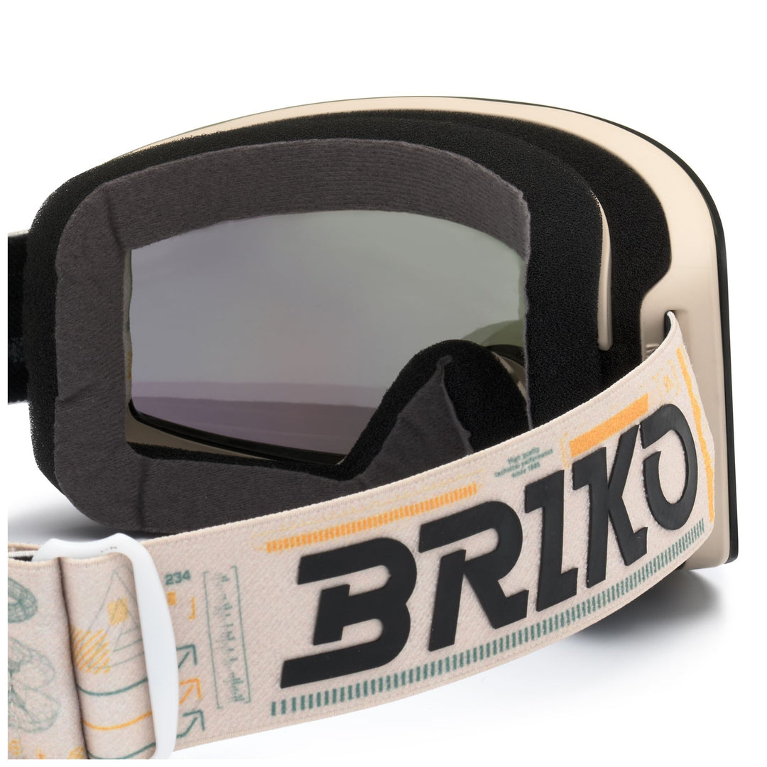 Goggles Unisex Horizon 2 Lenses Ski Goggles GRAPHIC BEIGIE TANGERINE - GRM3Y1 Dressed Back (jpg Rgb)		