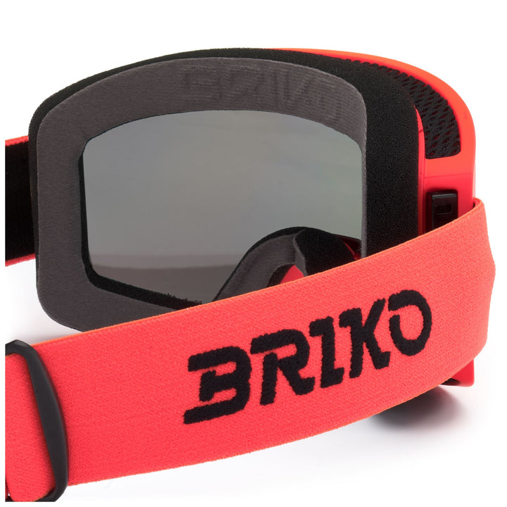 Goggles Unisex FROSTBITE Ski Goggles ORANGE FLUO - RM2 Dressed Back (jpg Rgb)		