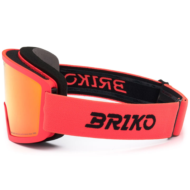 Goggles Unisex FROSTBITE Ski Goggles ORANGE FLUO - RM2 Dressed Front (jpg Rgb)	