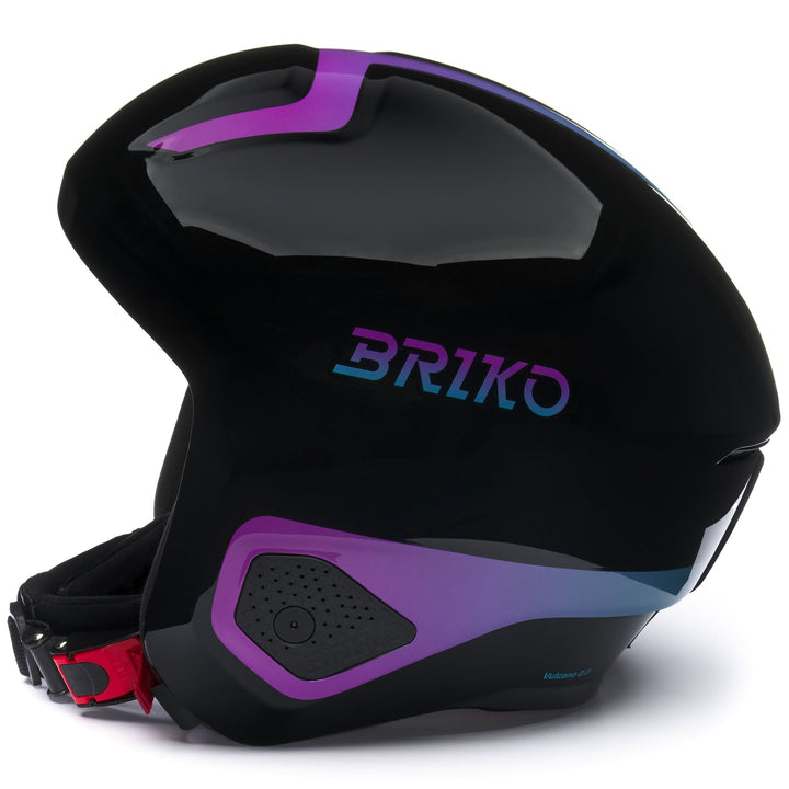 Helmets Unisex VULCANO 2.0 Helmet SHINY BLACK - VIOLET - BONDI BLUE Dressed Front (jpg Rgb)	