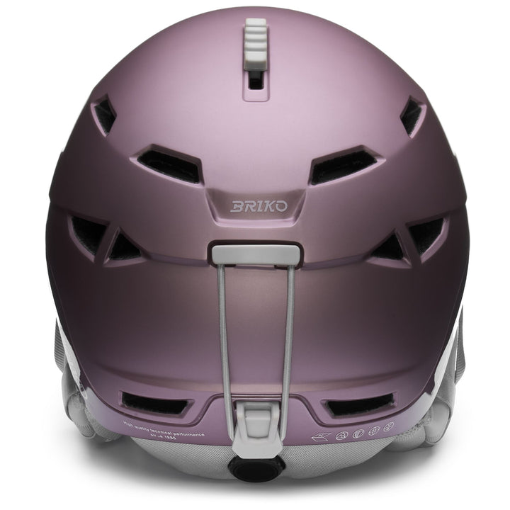 Helmets Woman ELLI Helmet MATT SHINY METALLIC PINK - LOLA PINK Dressed Back (jpg Rgb)		