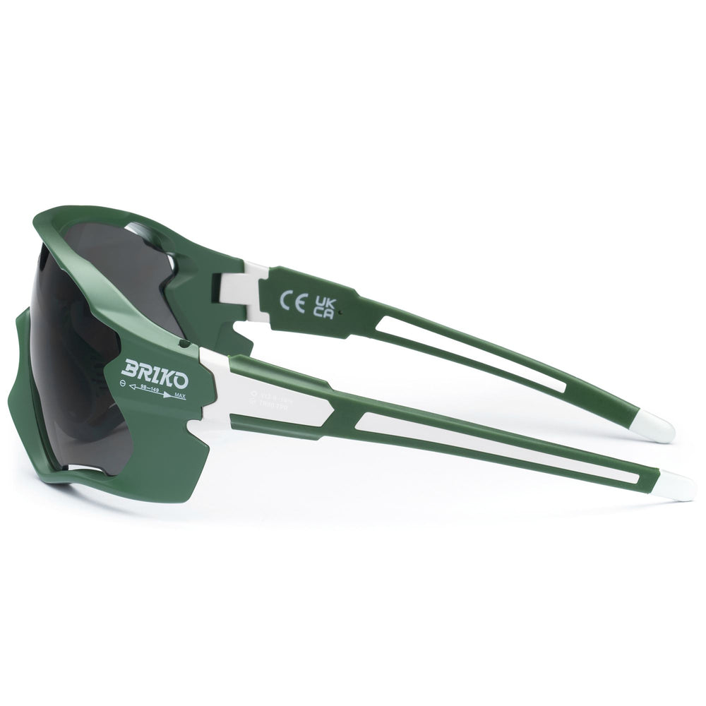 Glasses Unisex TONGASS Sunglasses GREEN MILITARY GEYSER - SB3 Dressed Front (jpg Rgb)	