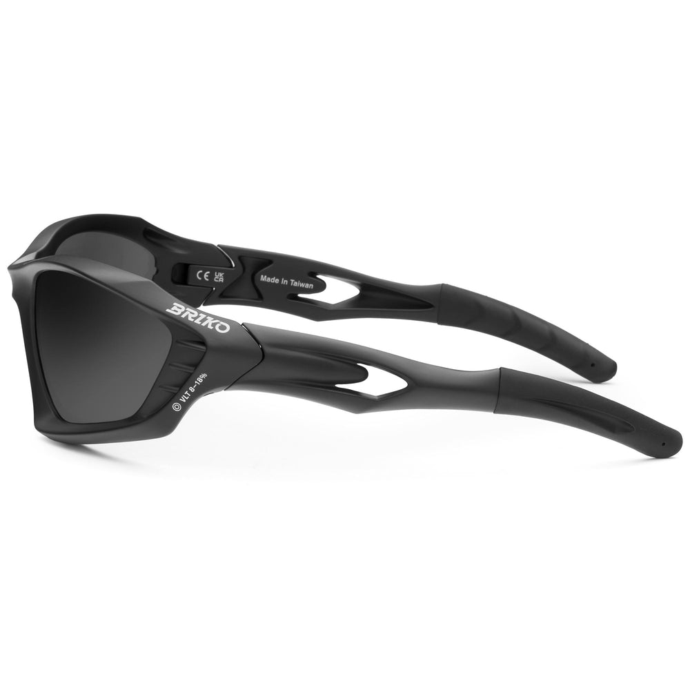 Glasses Unisex VIN Sunglasses BLACK - SM3 Dressed Front (jpg Rgb)	