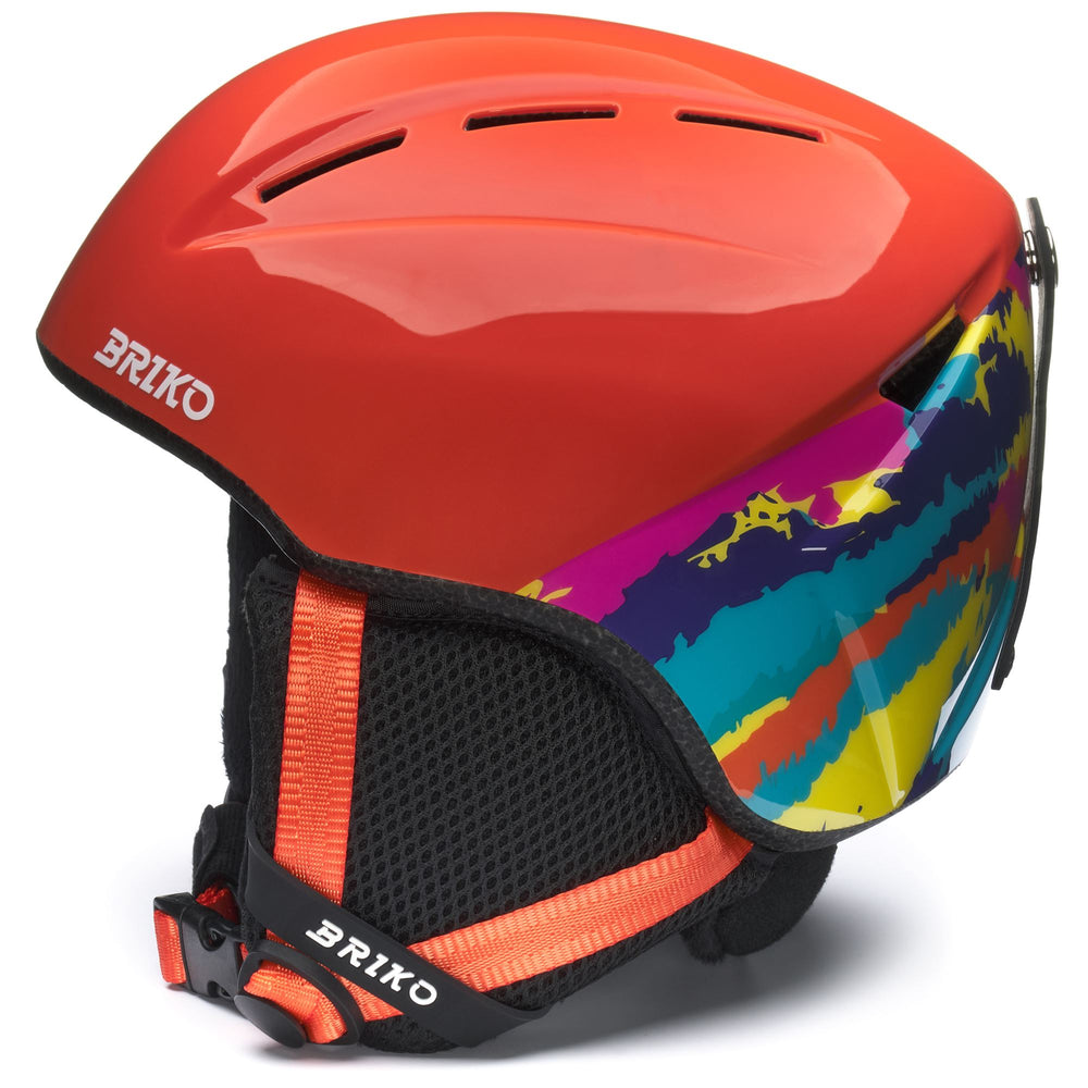 Helmets Unisex MAKALU GRAPHIK Helmet SHINY POMEGRANATE - MULTICOLOR Dressed Front (jpg Rgb)	