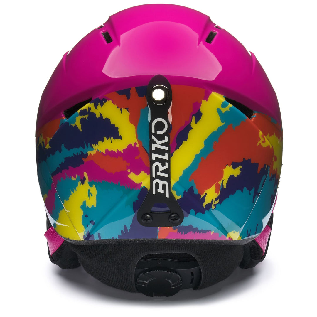 Helmets Unisex MAKALU GRAPHIK Helmet SHINY CERULEAN - MULTICOLOR Dressed Back (jpg Rgb)		