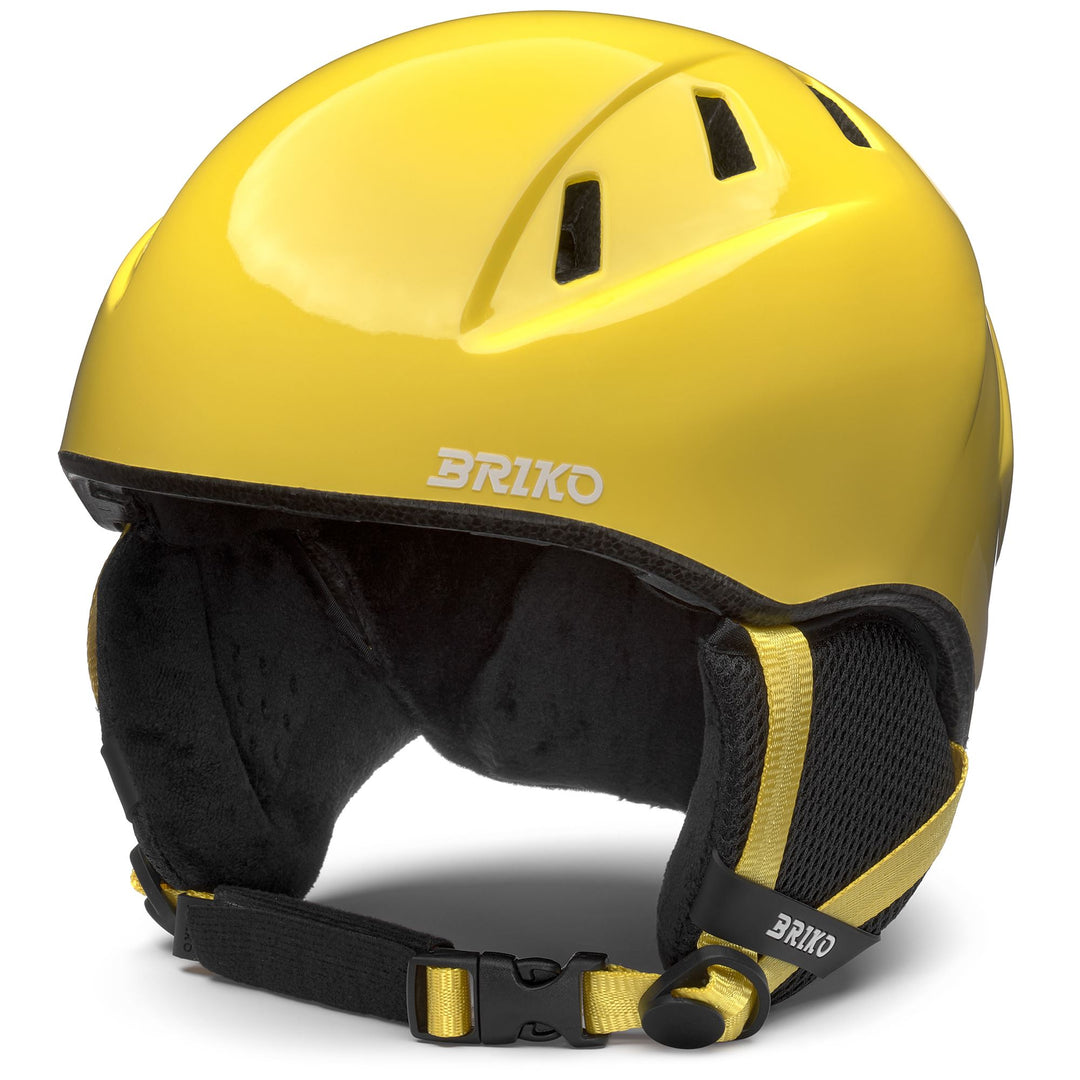 Helmets Kid unisex MAKALU Helmet SHINY YELLOW - WHITE Photo (jpg Rgb)			