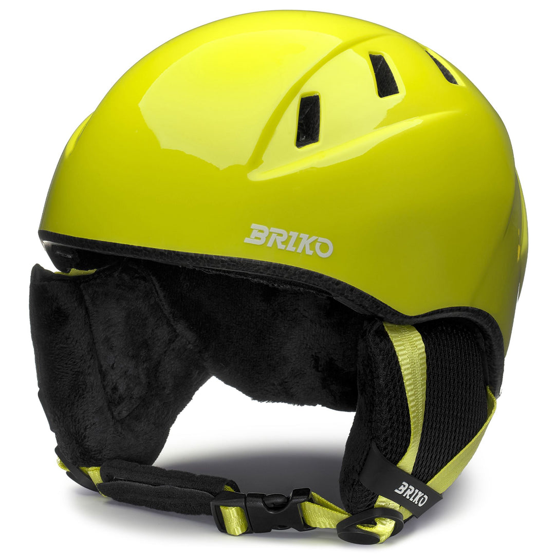 Helmets Kid unisex MAKALU Helmet SHINY PEAR GREEN - WHITE Photo (jpg Rgb)			