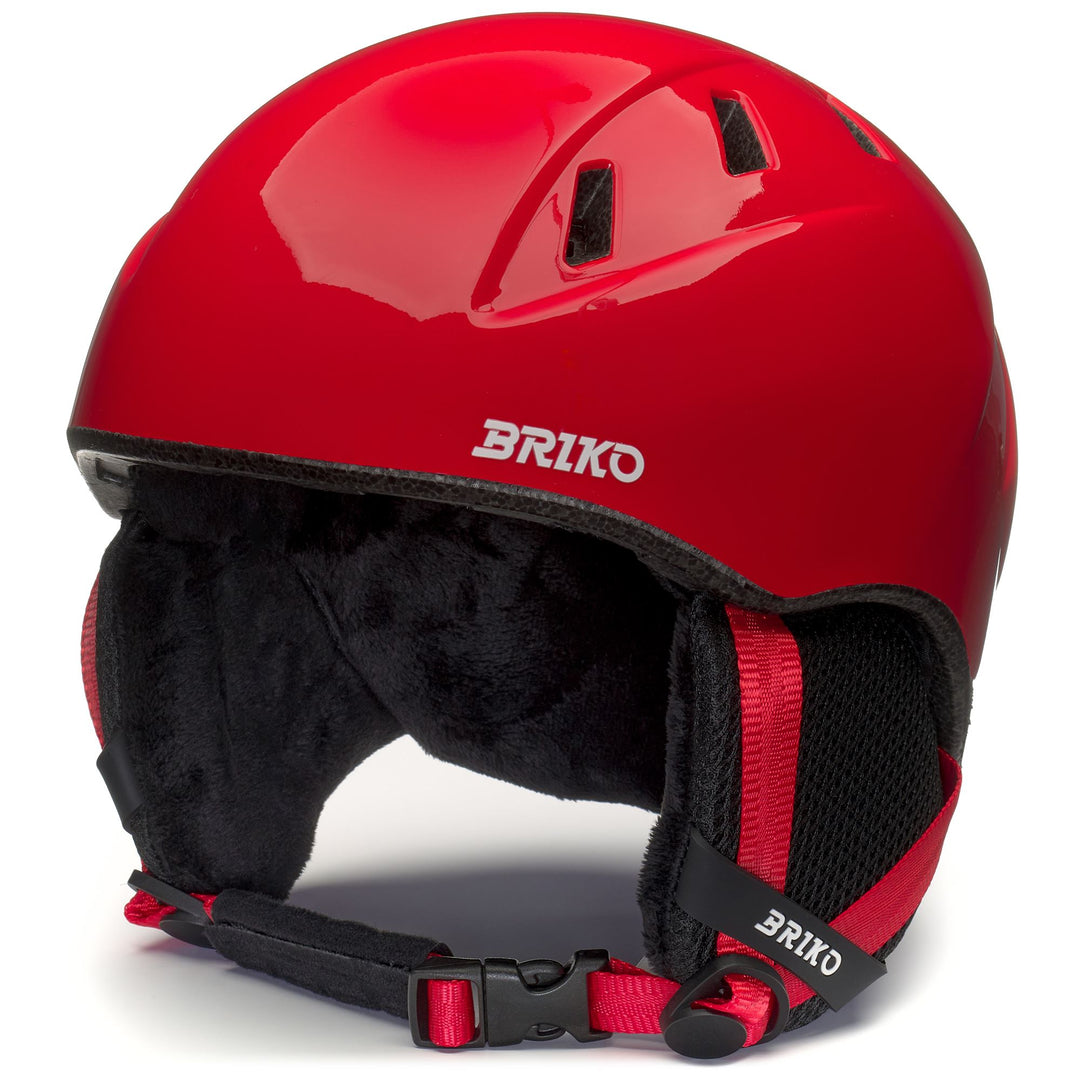 Helmets Kid unisex MAKALU Helmet SHINY MONZA RED - WHITE Photo (jpg Rgb)			