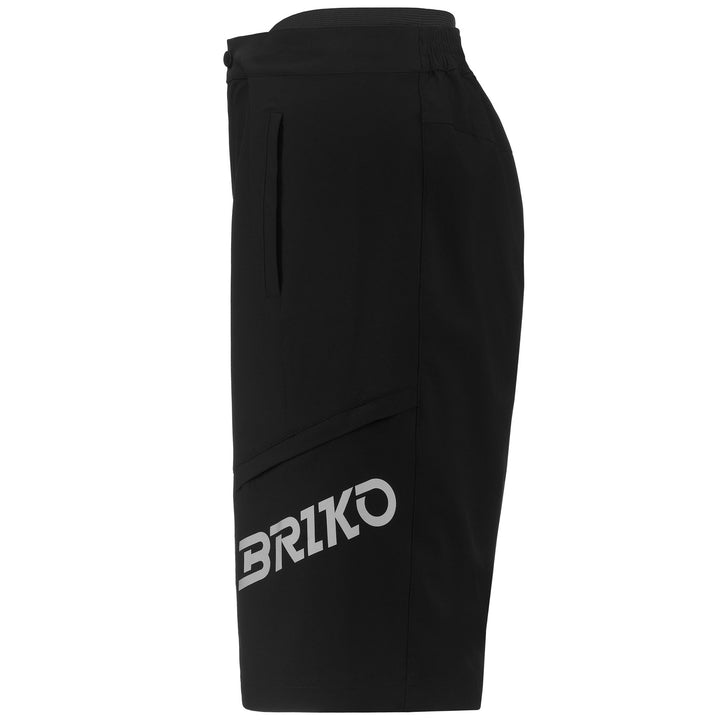 Shorts Man OFFROAD BERMUDA Sport Shorts BLACK Dressed Front (jpg Rgb)	