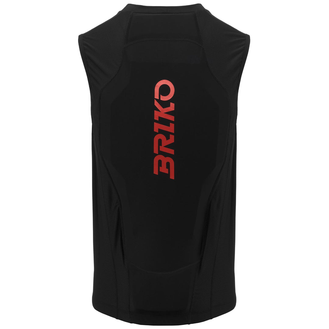 Guards Unisex PROTETTO VEST Back Protector BLACK Dressed Front (jpg Rgb)	