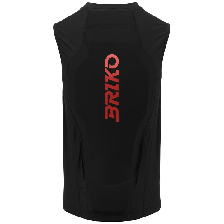 Guards Unisex PROTETTO VEST Back Protector BLACK Dressed Front (jpg Rgb)	