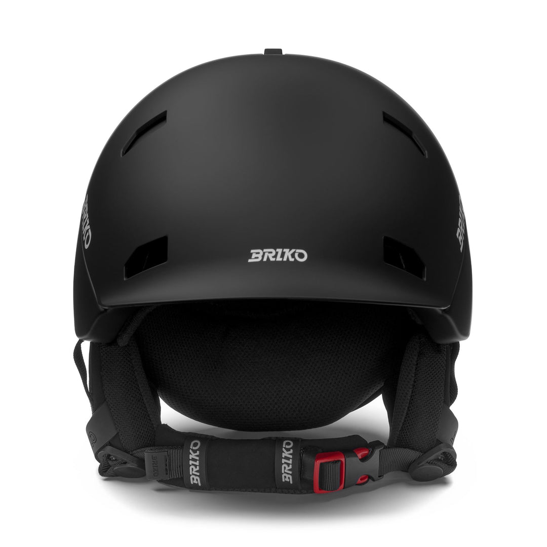 Helmets Unisex MORENO Helmet MATT BLACK - WHITE Dressed Side (jpg Rgb)		