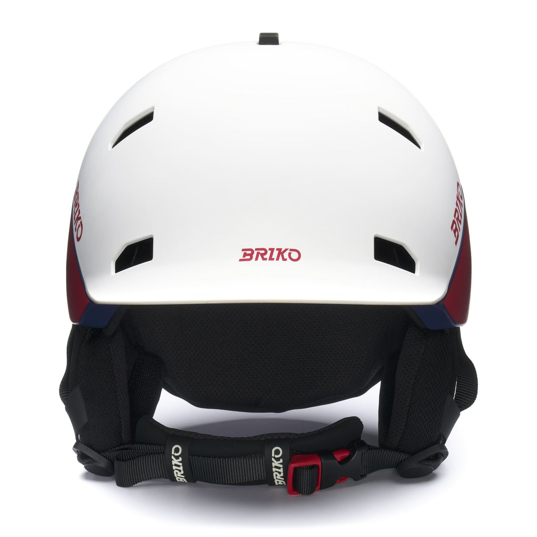 Helmets Unisex MORENO Helmet MATT WHITE - SHIRAZ RED - BISCAY BLUE Dressed Side (jpg Rgb)		