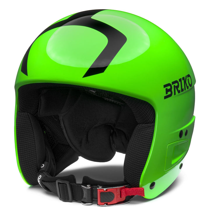 Helmets Kid unisex VULCANO FIS 6.8 JR Helmet SHINY NEON GREEN - BLACK Photo (jpg Rgb)			