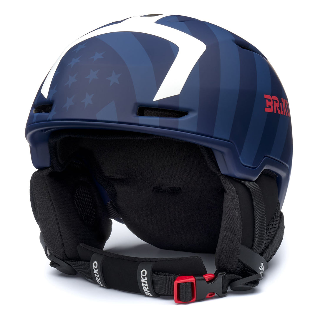 Helmets Unisex ARAN USA Helmet MATT TANGAROA BLUE - BISCAY BLUE - CARDINAL RED - WHITE Photo (jpg Rgb)			