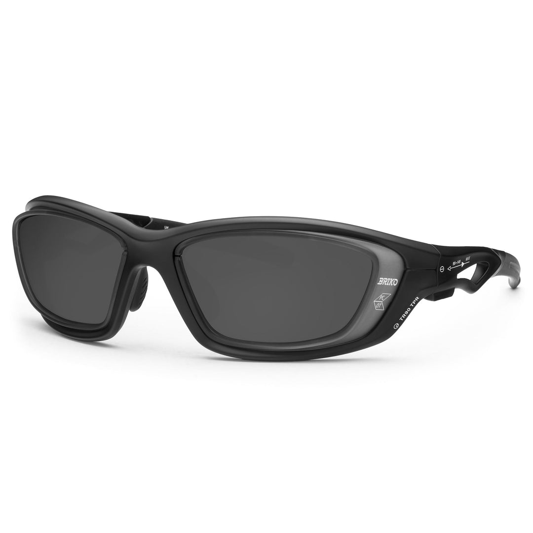 Glasses Unisex BOOST Sunglasses BLACK-SM3 Dressed Side (jpg Rgb)		