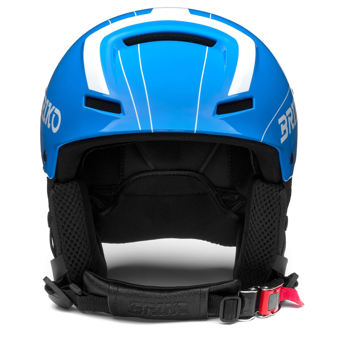 Helmets Unisex SLALOM 2.0 ITALIA Helmet SHINY SCIENCE BLUE - WHITE Dressed Side (jpg Rgb)		