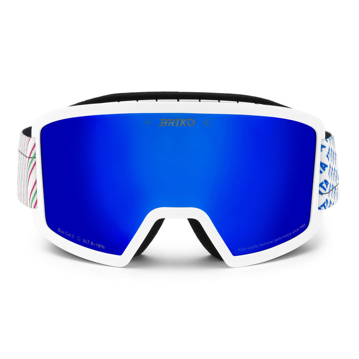 Goggles Unisex FROSTBITE ITALIA Ski Goggles MATT WHITE - SCIENCE BLUE - BM3 Photo (jpg Rgb)			