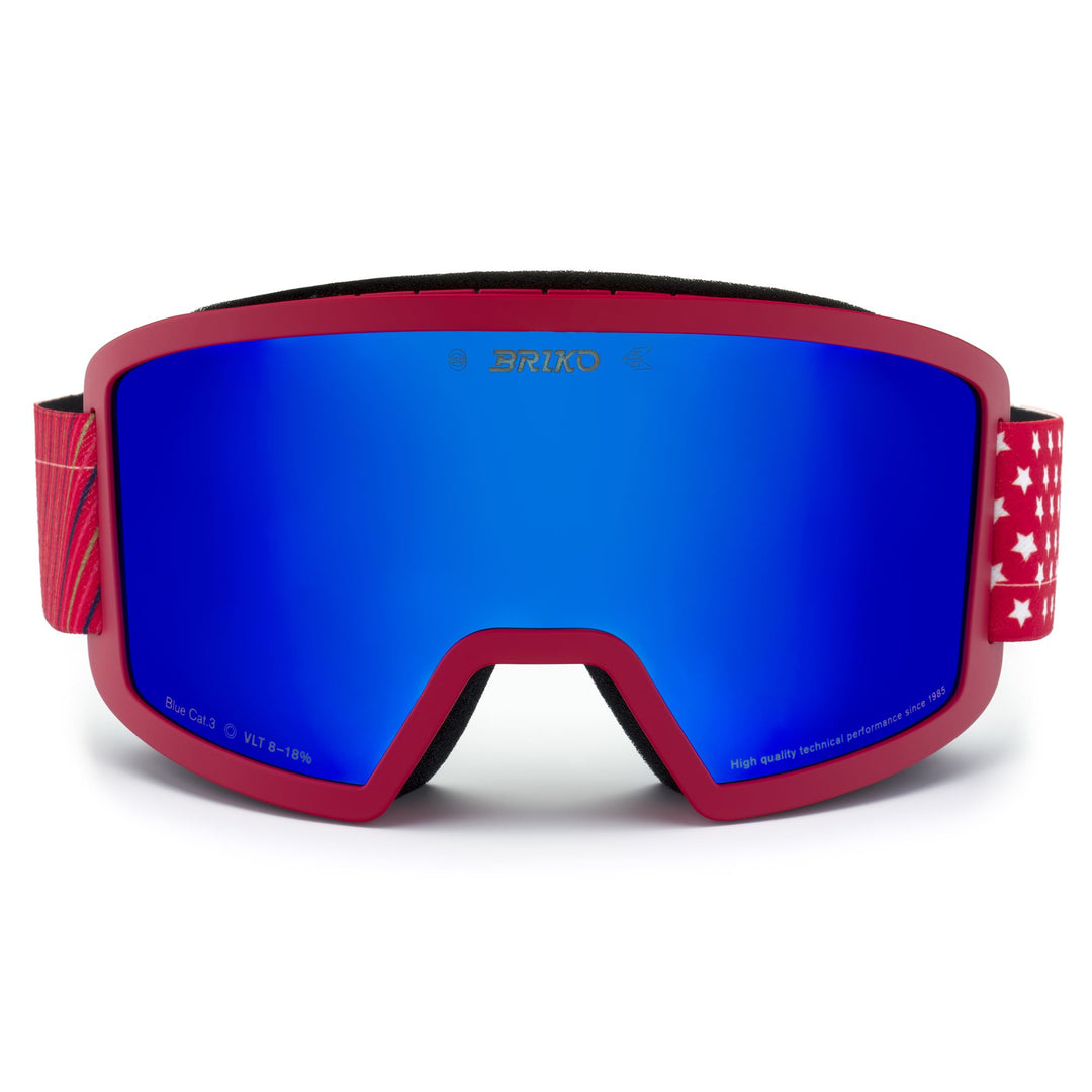 Goggles Unisex FROSTBITE USA Ski Goggles RED CARDINAL TANGAROA BLUE - BM3 Photo (jpg Rgb)			