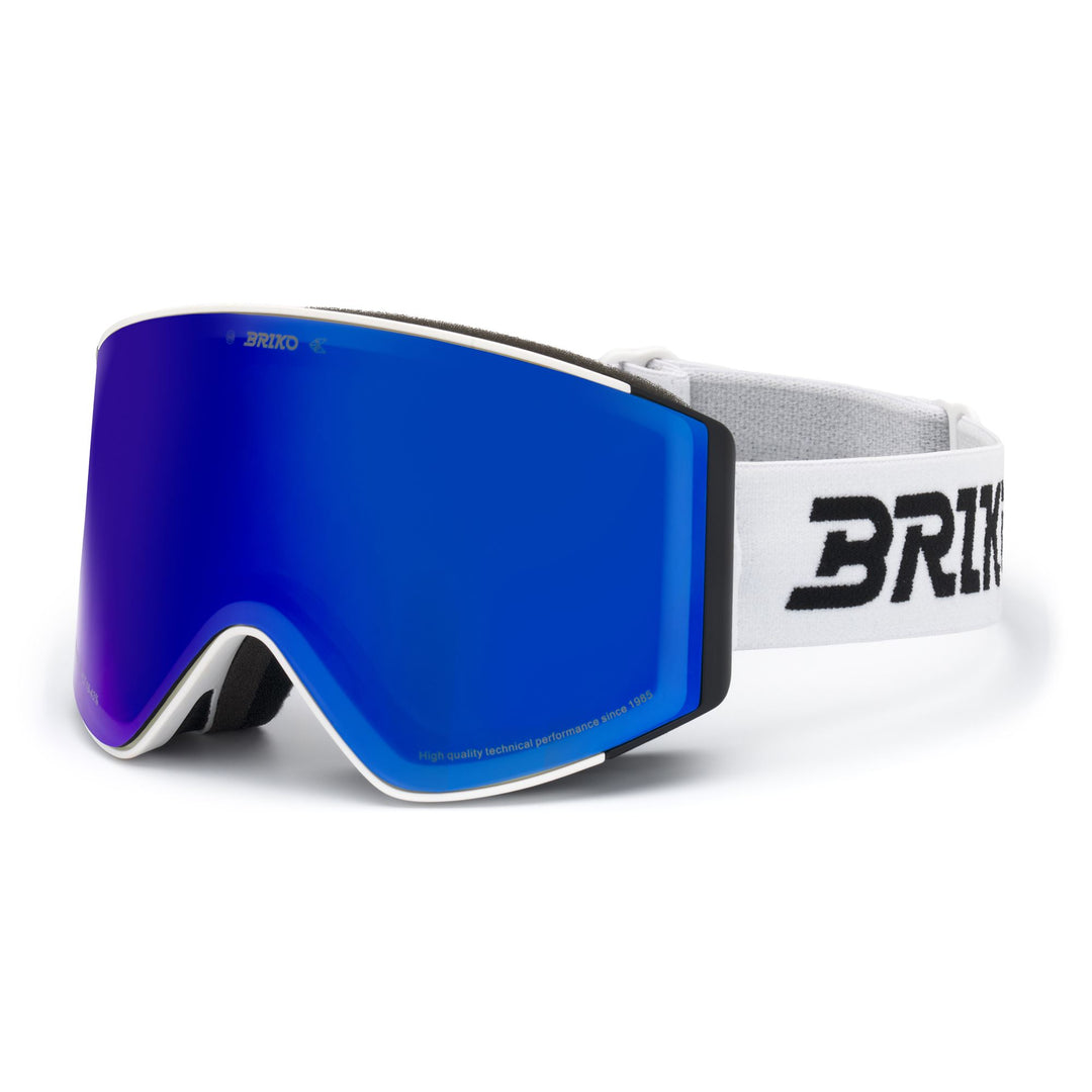 Goggles Kid unisex BUFERA Ski Goggles WHITE - BLM2 Dressed Side (jpg Rgb)		