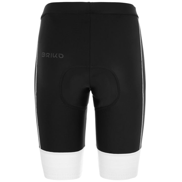 Shorts Woman ULTRALIGHT LADY SHORTS Sport  Shorts BLACK-WHITE Dressed Front (jpg Rgb)	