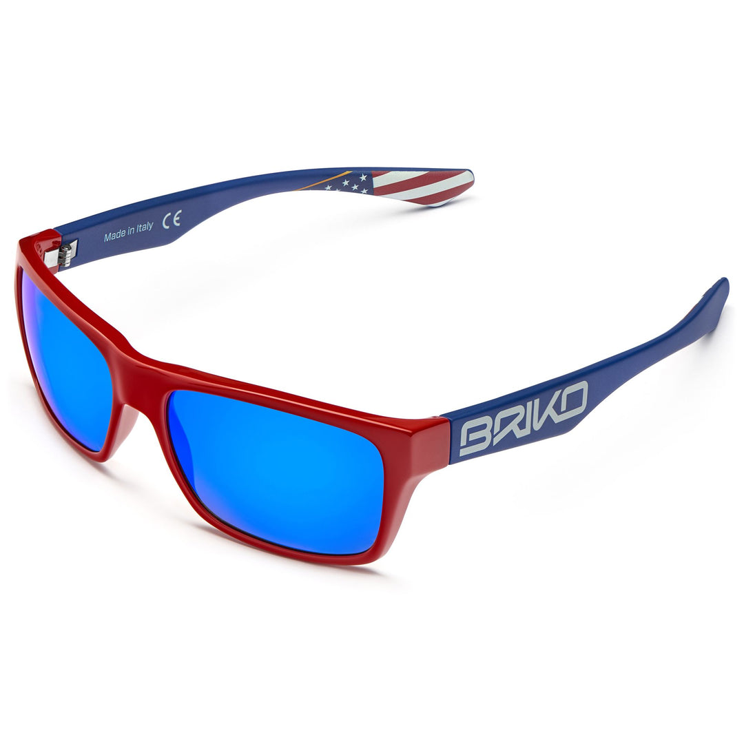 Glasses Unisex Patriot - Ussa Sunglasses RED BLUE -BM3 Photo (jpg Rgb)			