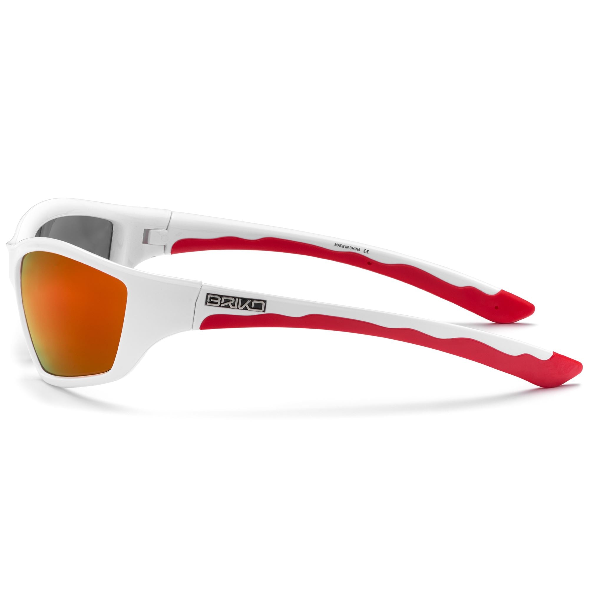 ACTION - Glasses - Sunglasses - Unisex - WHITE RED -RM3