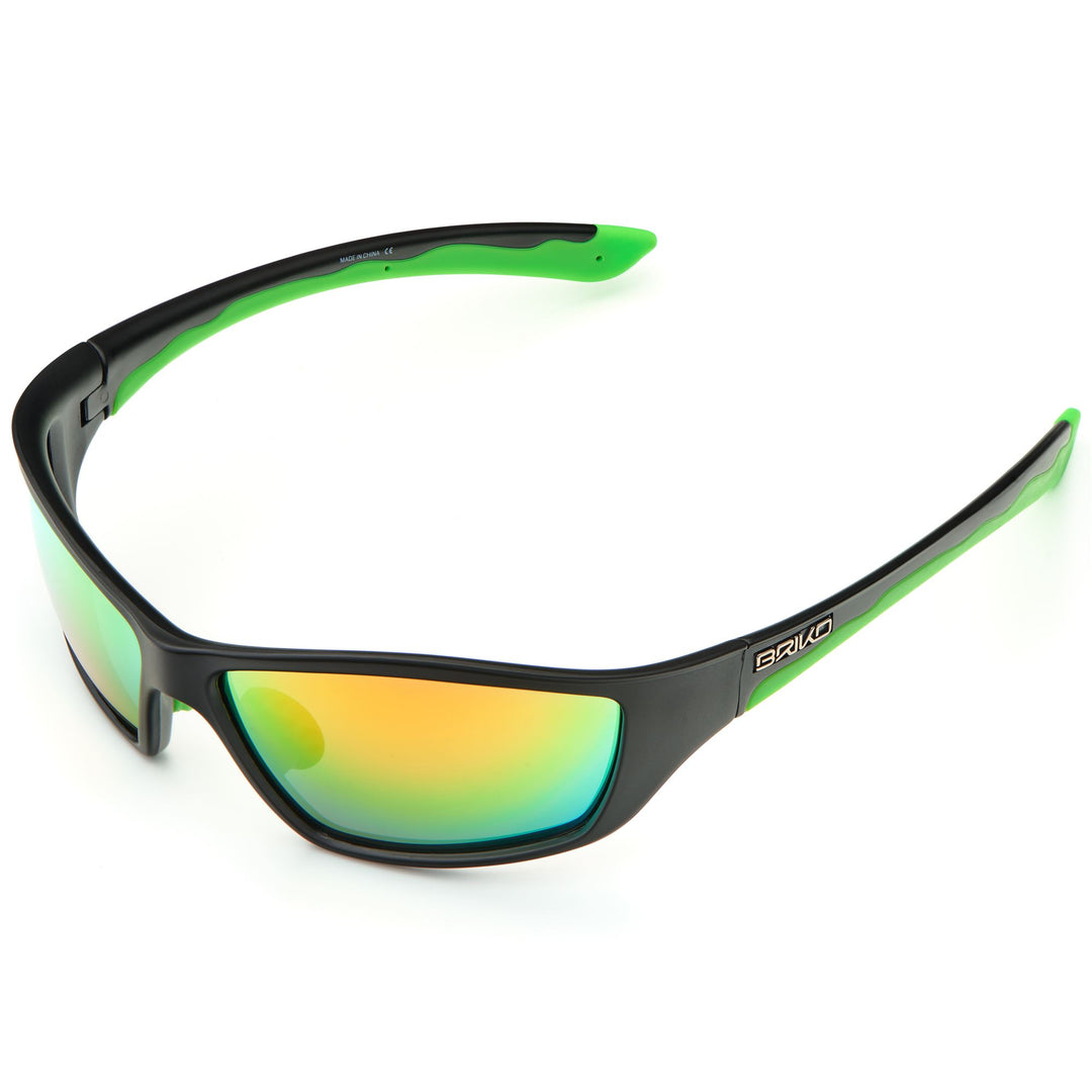 Glasses Unisex ACTION Sunglasses MATT BLCK GREEN -GM3 Photo (jpg Rgb)			