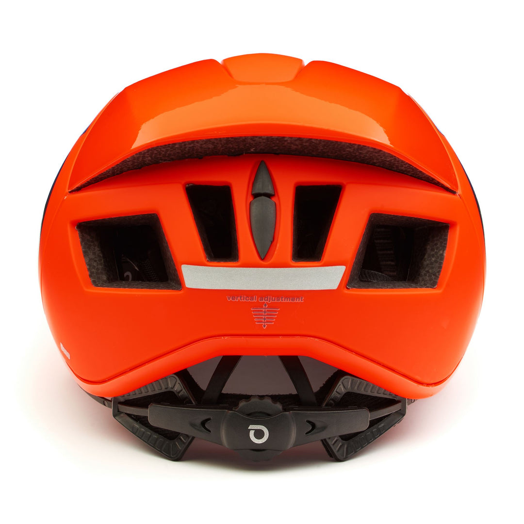 Helmets Unisex GASS 2.0 Helmet SHINY MATT ORANGE FLUO - BLUE Detail (jpg Rgb)			