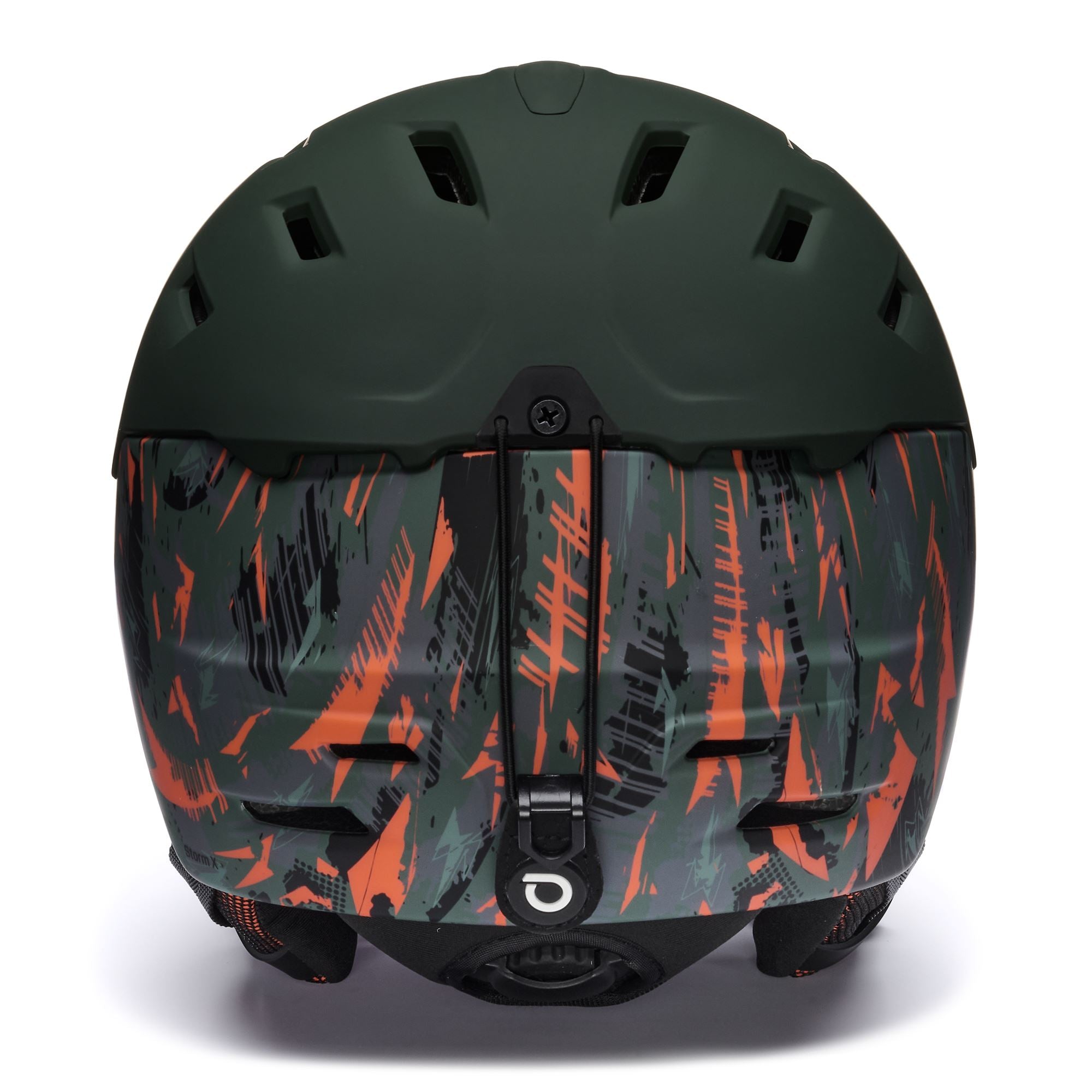 STORM X - Helmets - Helmet - Unisex - MATT TIMBER GREEN-CUTTY SARK  GREEN-POMEGRANATE ORANGE