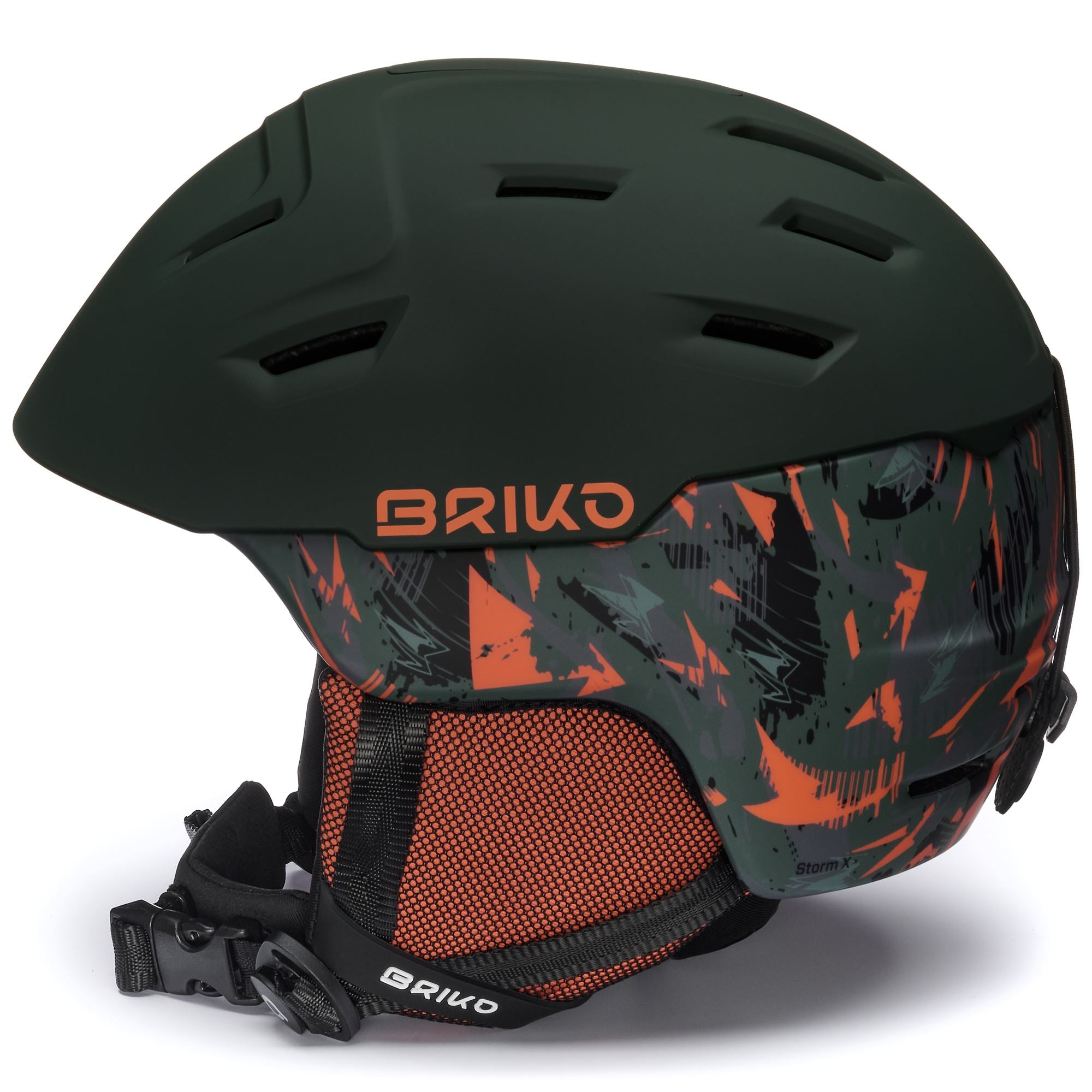 STORM X - Helmets - Helmet - Unisex - MATT TIMBER GREEN-CUTTY SARK  GREEN-POMEGRANATE ORANGE