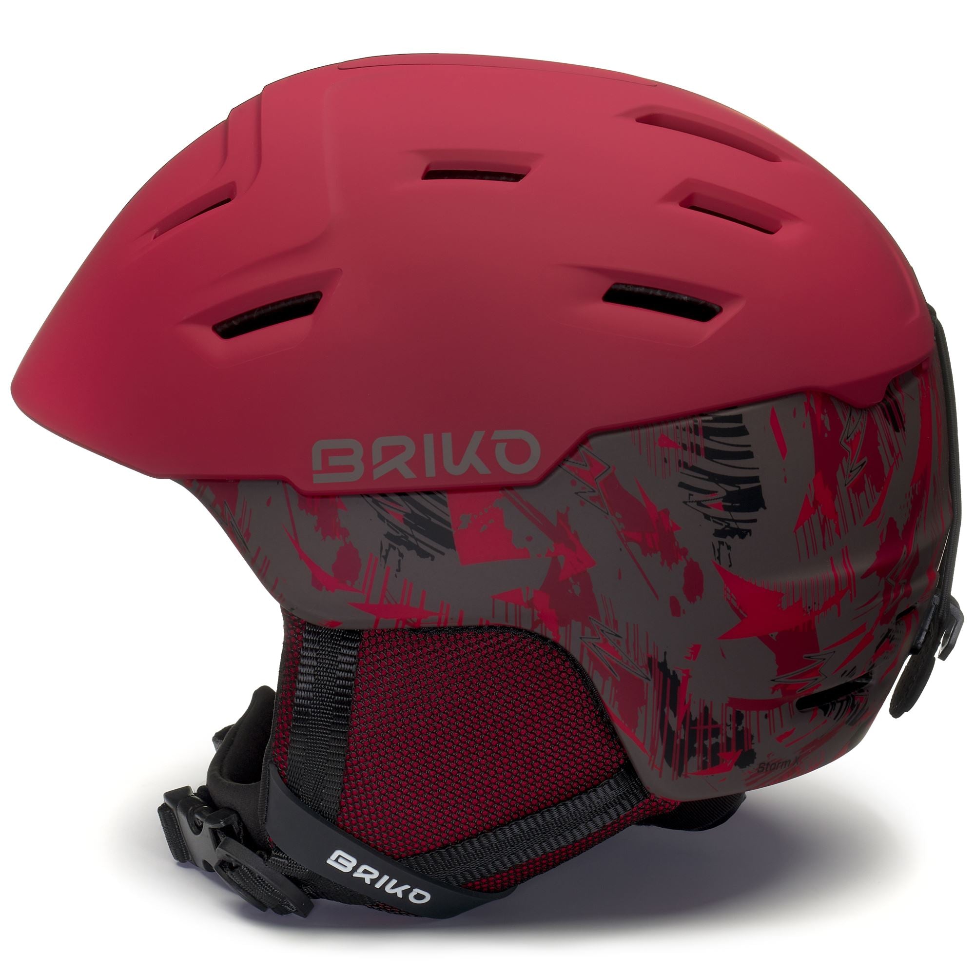 STORM X - Helmets - Helmet - Unisex - MATT OLD BRICK RED-MONZA RED-DORADO  BROWN