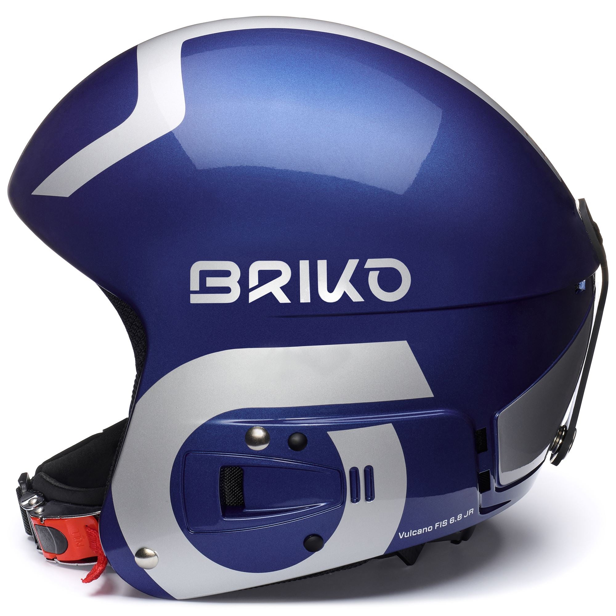 Helmets Kid unisex VULCANO FIS 6.8 JR Helmet SHINY METALLIC BLUE 