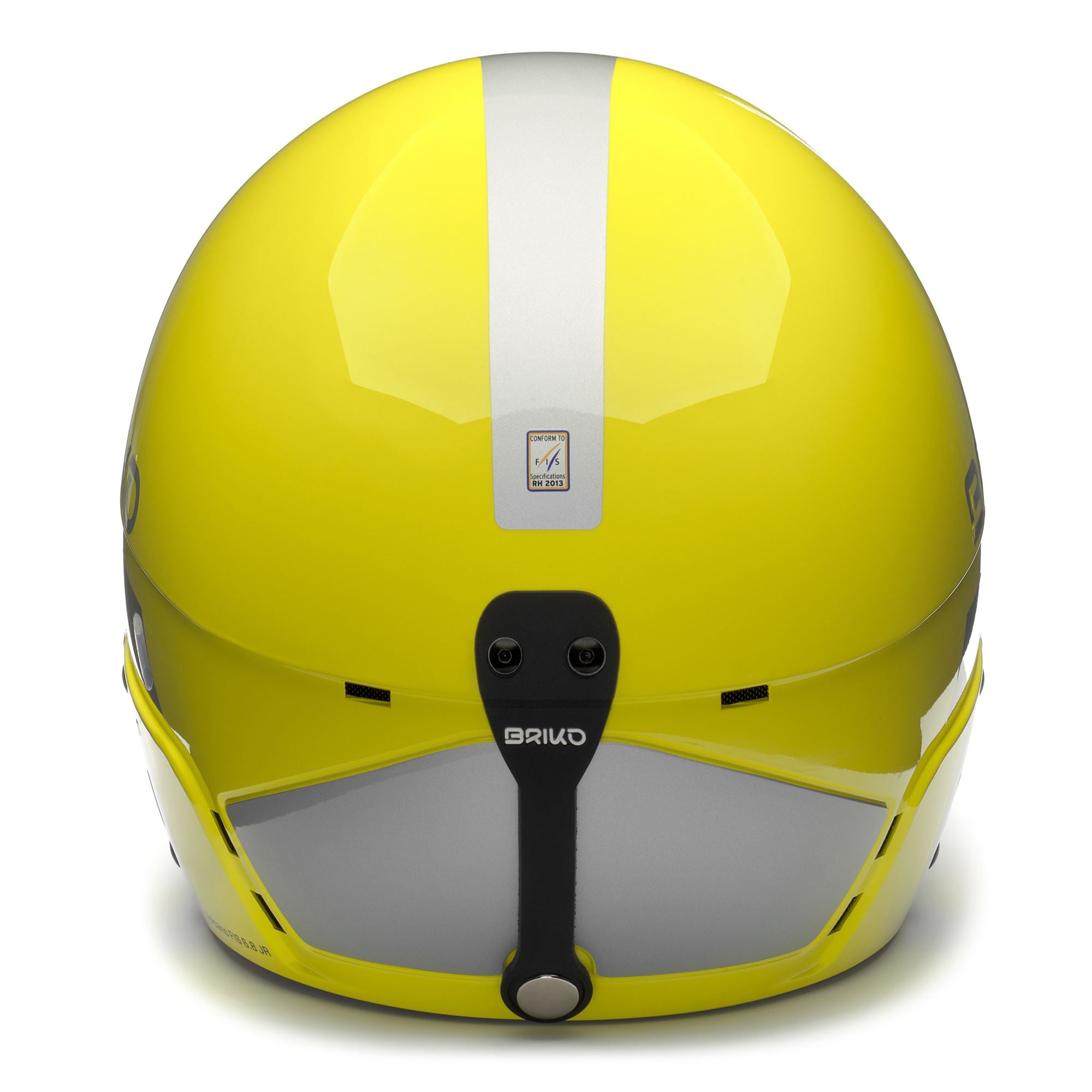 VULCANO FIS 6.8 JR - Helmets - Helmet - Kid unisex - SHINY BARBERRY  YELLOW-OSLO GRAY