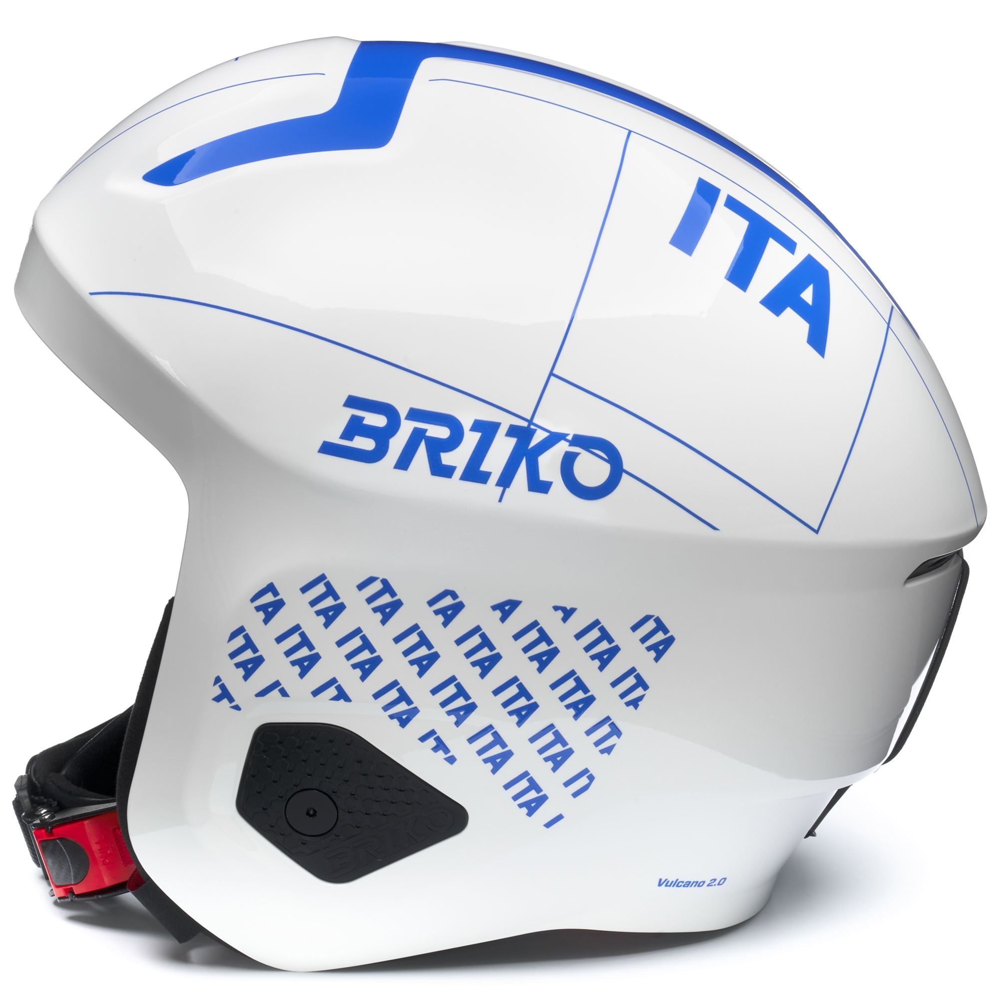 VULCANO 2.0 ITALIA - Helmets - Helmet - Unisex - SHINY WHITE-SCIENCE BLUE