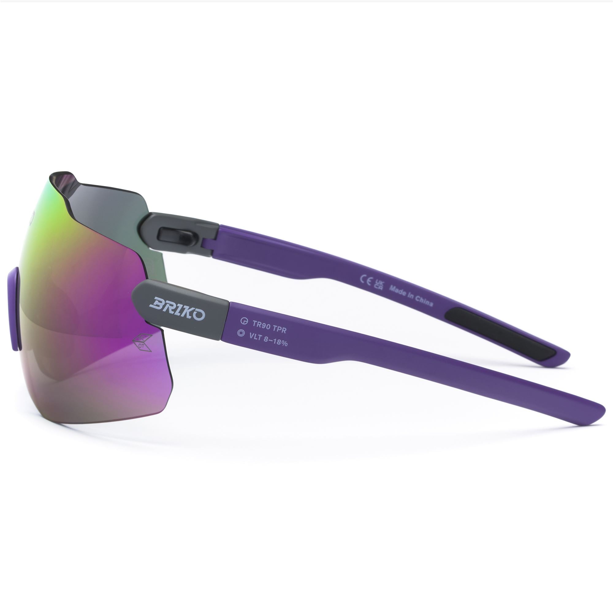 Glasses Unisex STARLIGHT 2.0 3 LENSES Sunglasses GREY PURPLE ABBEY 