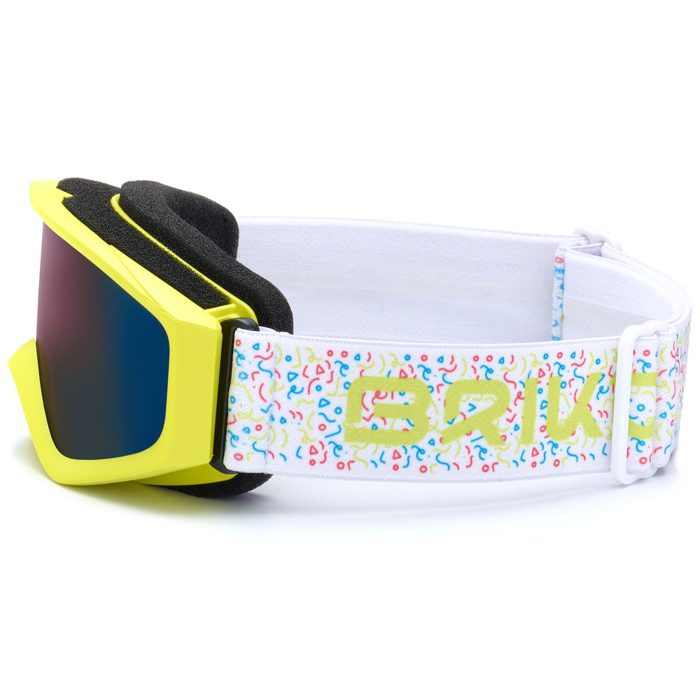 Goggles Kid unisex TEMPESTA Ski  Goggles YELLOW PEAR GRAPHIC - YM2 Dressed Front (jpg Rgb)	